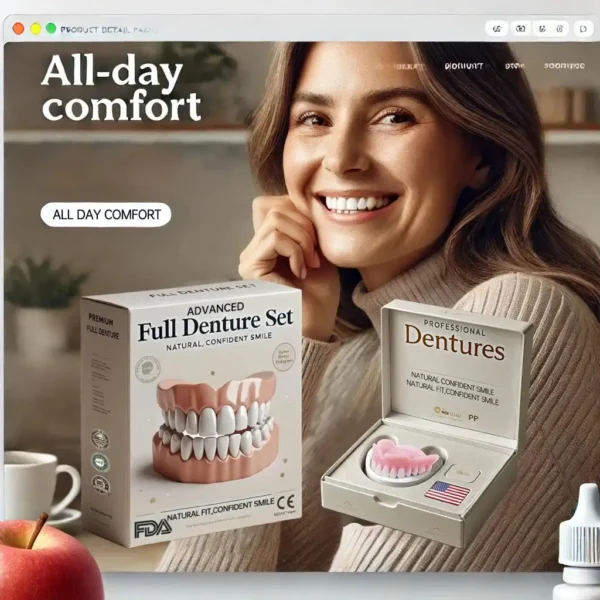 HEATWOLF™-🦷Advanced Customized Full Denture Set🦷 -👨‍⚕️Mayo Clinic Certification🔥(Limited Time Discount Last 30 Minutes)🎁🎁