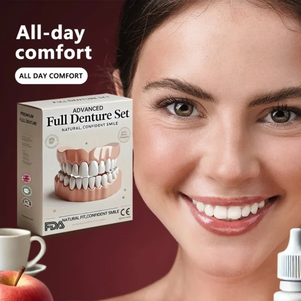 HEATWOLF™-🦷Advanced Customized Full Denture Set🦷 -👨‍⚕️Mayo Clinic Certification🔥(Limited Time Discount Last 30 Minutes)🎁🎁