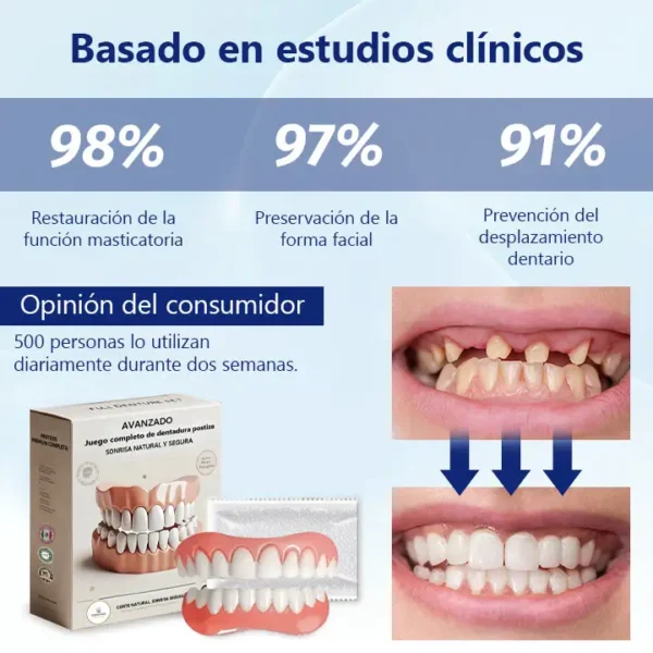 HEATWOLF™ - 🦷Kit avanzado de dentadura postiza completa personalizada🦷 (⏰Descuento por tiempo limitado, últimos 30 minutos⏰) ❤️