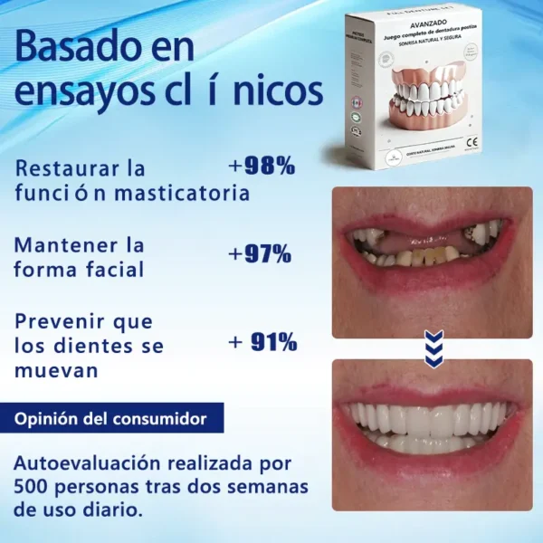 HEATWOLF™ - 🦷Kit avanzado de dentadura postiza completa personalizada🦷 (⏰Descuento por tiempo limitado, últimos 30 minutos⏰) ❤️