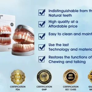 HEATWOLF® - Premium Customized Full Denture Set🦷-🥇🥇The Royal London Dental Hospital accreditation(🏆Limited Time Discount Last 30 Minutes🏆)