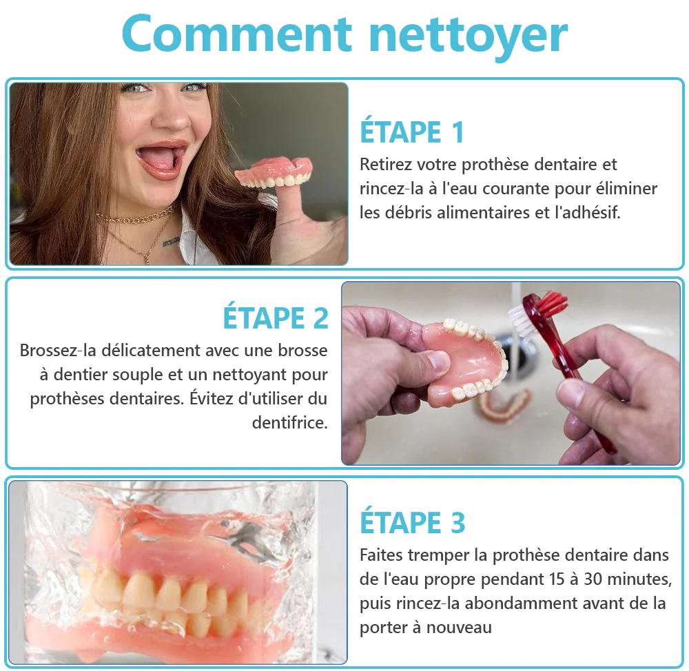 Boutique Officielle | 🌟Ensemble Complet de Dentiers en Silicone HEATWOLF® 🧑🏼‍⚕️Recommandé par l’Association Dentaire Française (ADF)
