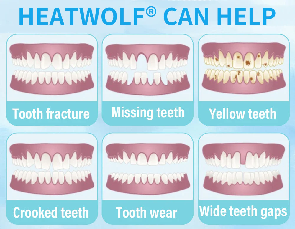 ✅Official Store | HEATWOLF® Silicone Full Denture Set 🧑🏼‍⚕️Canadian Dental Association (CDA) Recommendation🍁