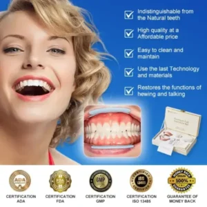 (Affordable Beauty🧏‍♀️🧏‍♂️)–NESLEMY™ –Advanced Customized Full Denture Set🦷