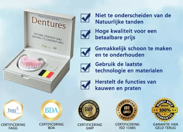 HEATWOLF™ Geavanceerde op maat gemaakte volledige protheseset🌸(Officieel aanbevolen product door de Belgische Tandartsenvereniging (BDA))🎁