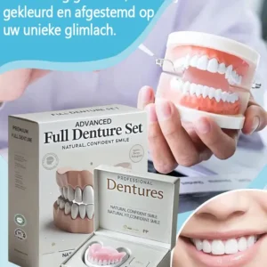 HEATWOLF™ Geavanceerde op maat gemaakte volledige protheseset🌸(Officieel aanbevolen product door de Belgische Tandartsenvereniging (BDA))🎁