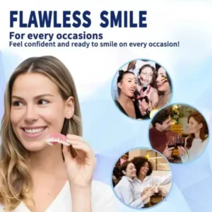 NESLEMY™-🦷Advanced Customized Full Denture Set🦷——Self-adsorbed in the mouth, comfortable to wear, worry-free chewing——your exclusive denture solution (⏰Limited time discount last 30 minutes⏰)