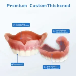NESLEMY™-🦷Advanced Customized Full Denture Set🦷——Self-adsorbed in the mouth, comfortable to wear, worry-free chewing——your exclusive denture solution (⏰Limited time discount last 30 minutes⏰)