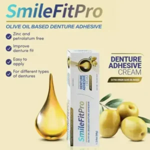 SmileFitPro™ Olive Oil Denture Adhesive Cream