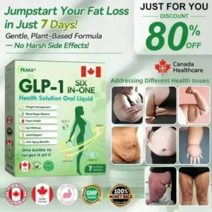 Official Store | Peaka® 🇨🇦 GLP-1 Oral Liquid ✨ One dose a day, visible results in 7 days! ✨ For weight loss, heart health, diabetes, sleep apnea, joint issues, and more!