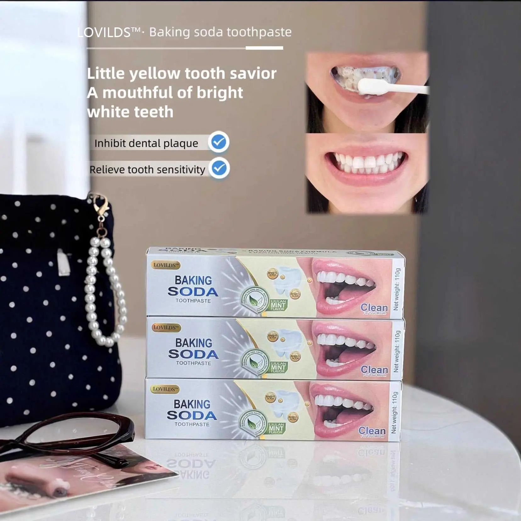 LOVILDS™ Probiotic Whitening Toothpaste