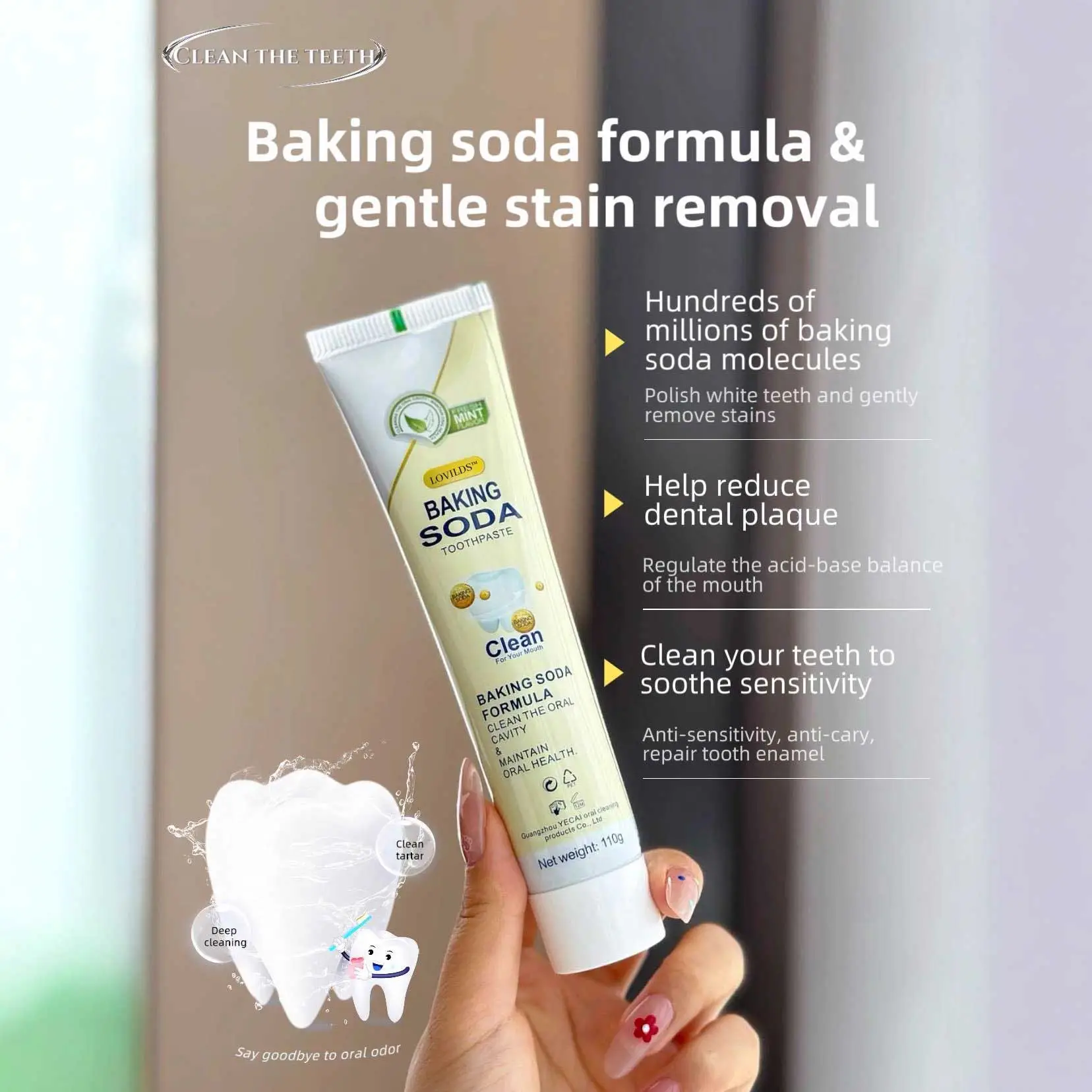 LOVILDS™ Probiotic Whitening Toothpaste