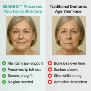 SEAGRIL™ Custom-Fit Full Functional Dentures