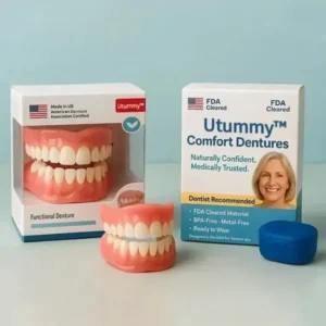 Utummy™ Functional Dentures – Dentist Recommended for Seniors 45+ | Made in USA | FDA Cleared2