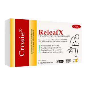Croaie® ReleafX Hemorrhoid Suppositories