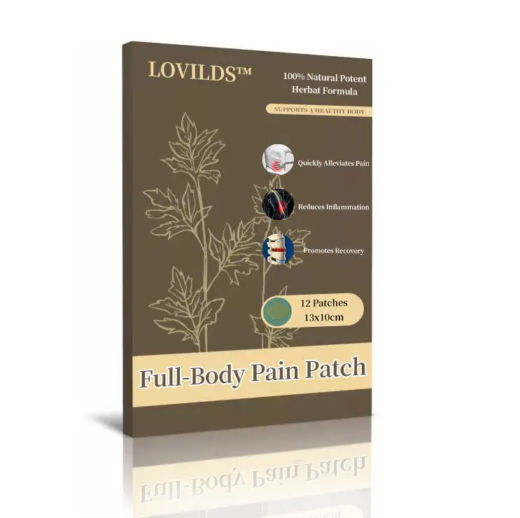 LOVILDS™ Full-Body Pain Relief Patch – Natural Herbal Formula for Back, Neck, Shoulders & Joints, Fast-Acting Comfort