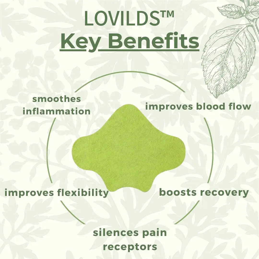 LOVILDS™ Full-Body Pain Relief Patch – Natural Herbal Formula for Back, Neck, Shoulders & Joints, Fast-Acting Comfort