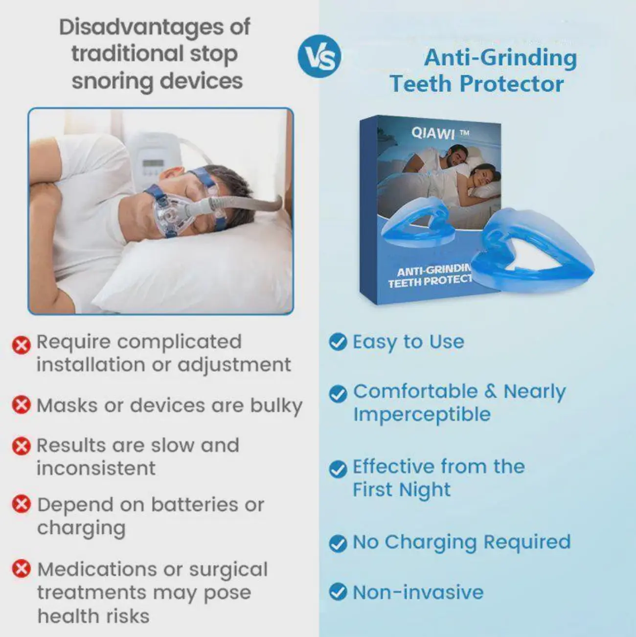QIAWI™ Sleep & Relax Breathing Protector – Dentist-Designed