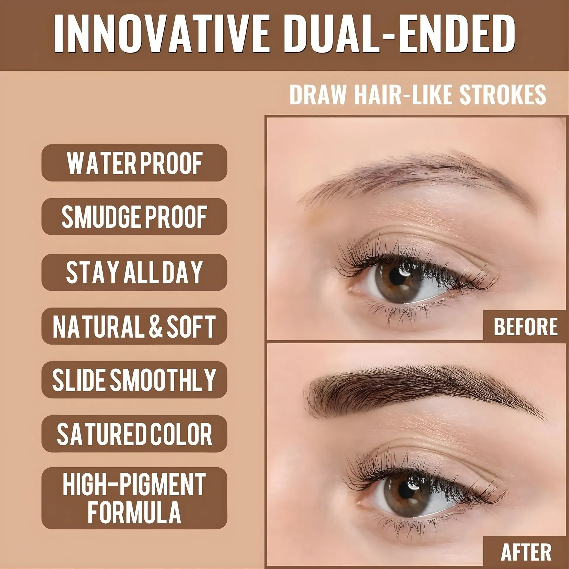 Zakdavi™ Microblading Hair-Stroke Brow Pen